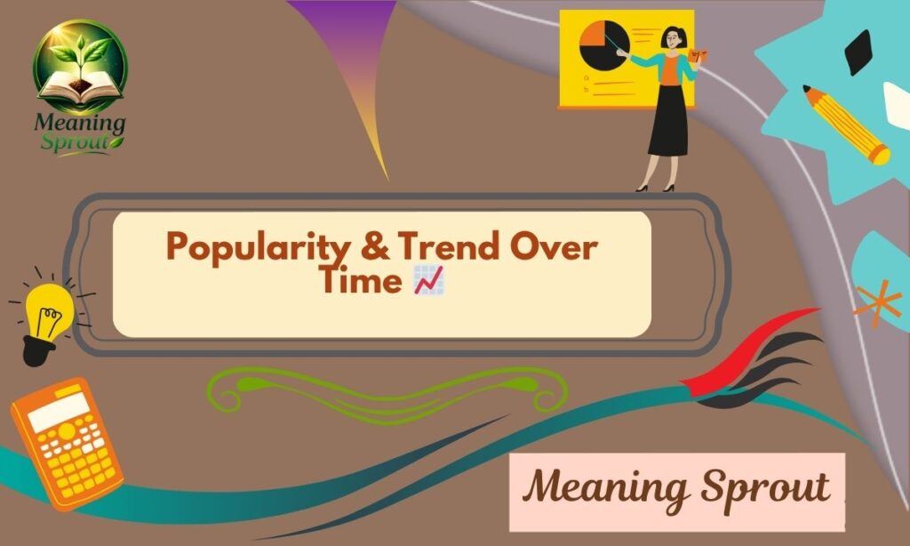 Popularity & Trend Over Time 📈