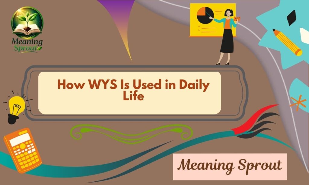 How WYS Is Used in Daily Life