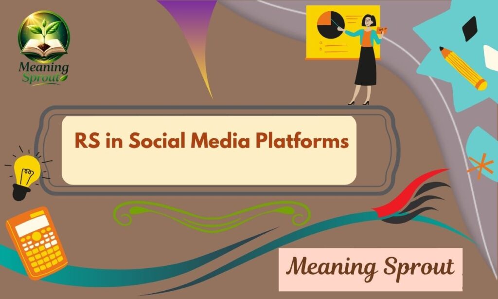 RS in Social Media Platforms