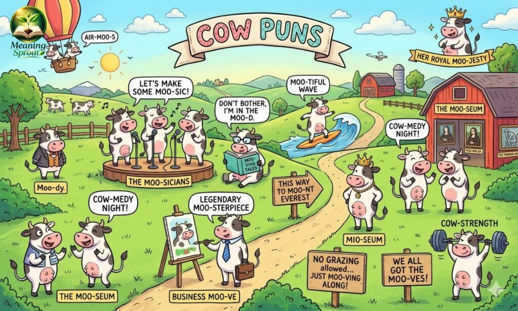 390+ Hilarious Cow Puns That Are Udderly Legendary & Moo-velous