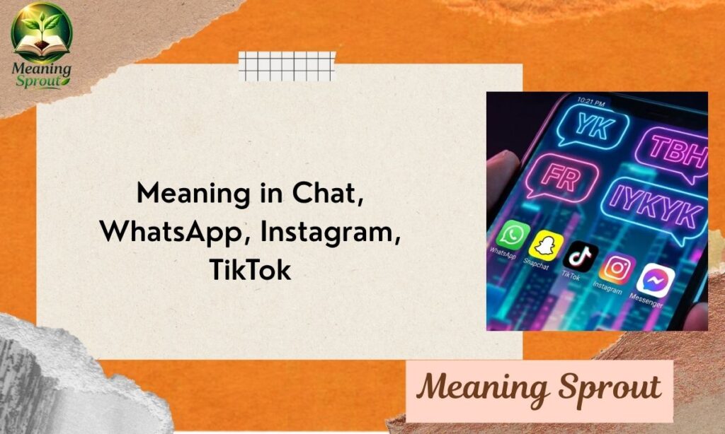Meaning in Chat, WhatsApp, Instagram, TikTok