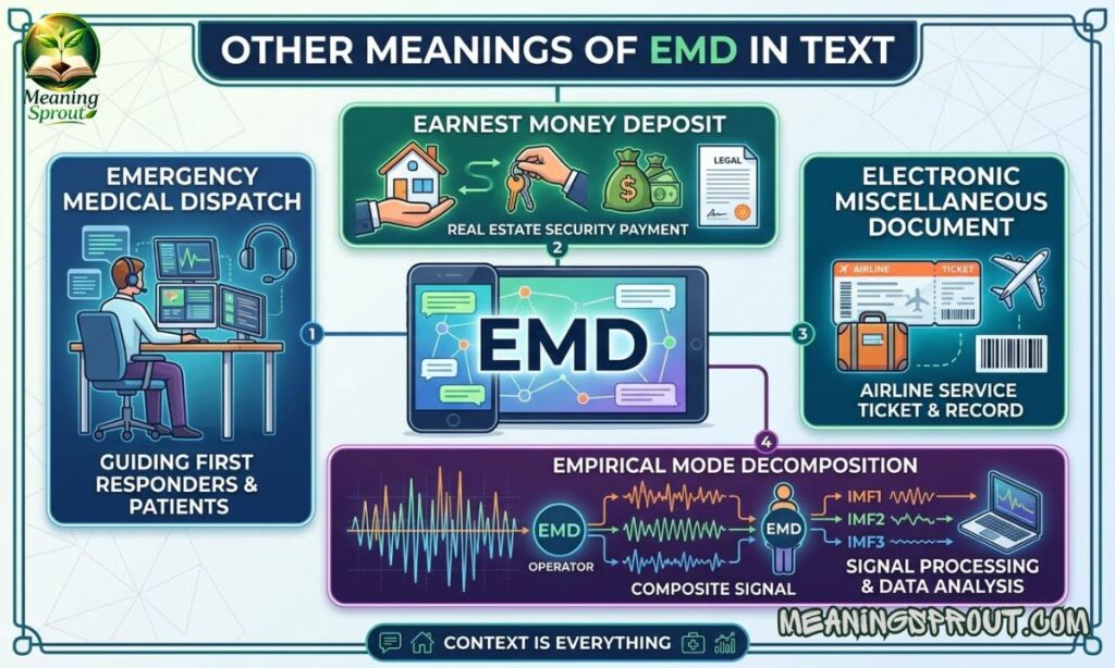 Other Meanings of EMD in Text