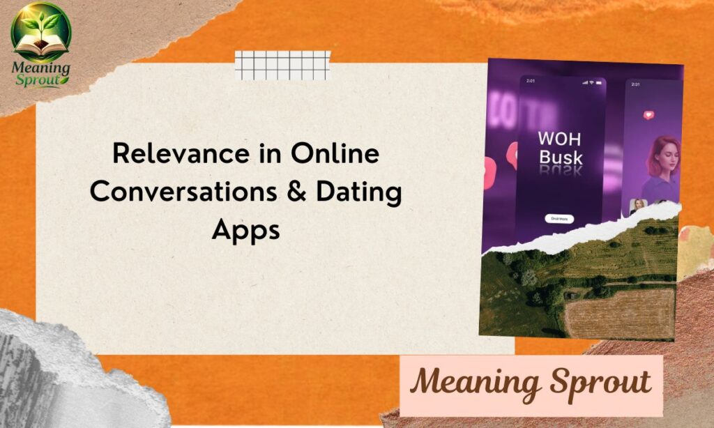 Relevance in Online Conversations & Dating Apps