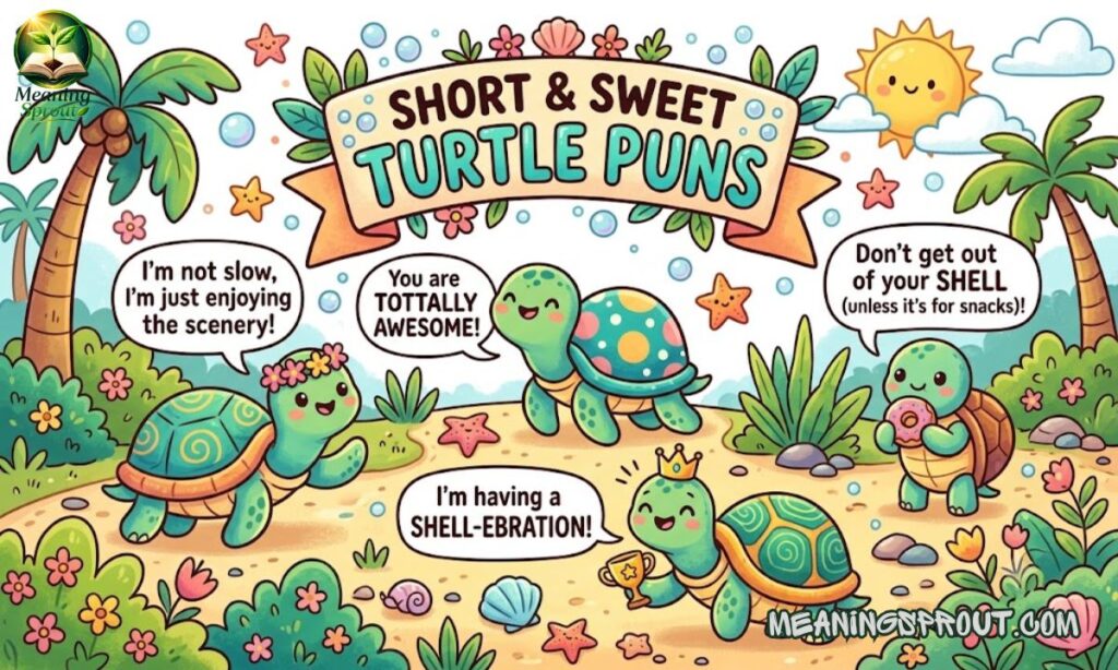 Short & Sweet Turtle Puns 