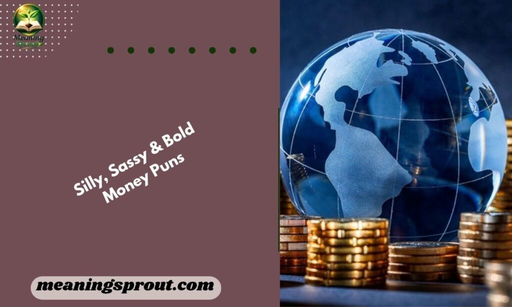 Silly, Sassy & Bold Money Puns