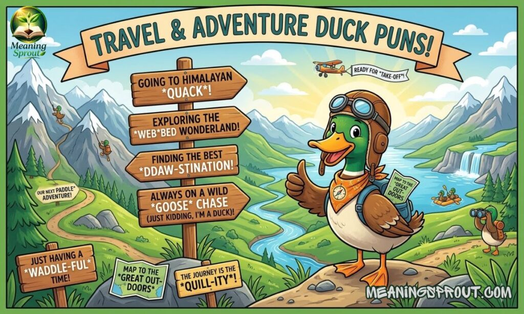 Travel & Adventure Duck Puns