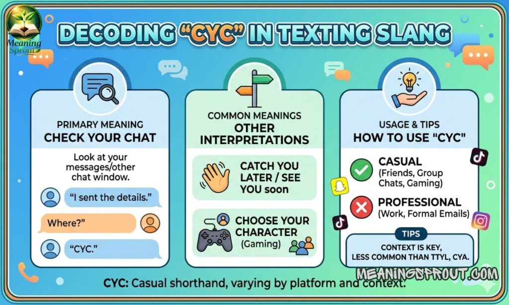What Does CYC Mean in Text Slang and Chatting?