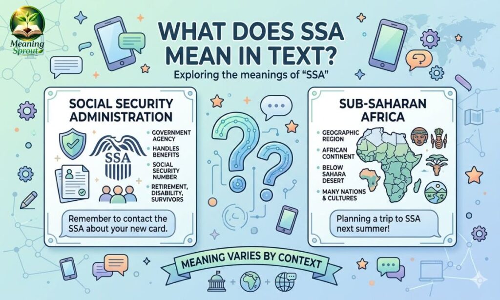 What Does SSA Mean in Text? Texting Guide (2026)