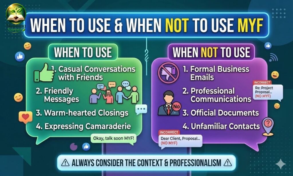 When to Use and When Not to Use MYF
